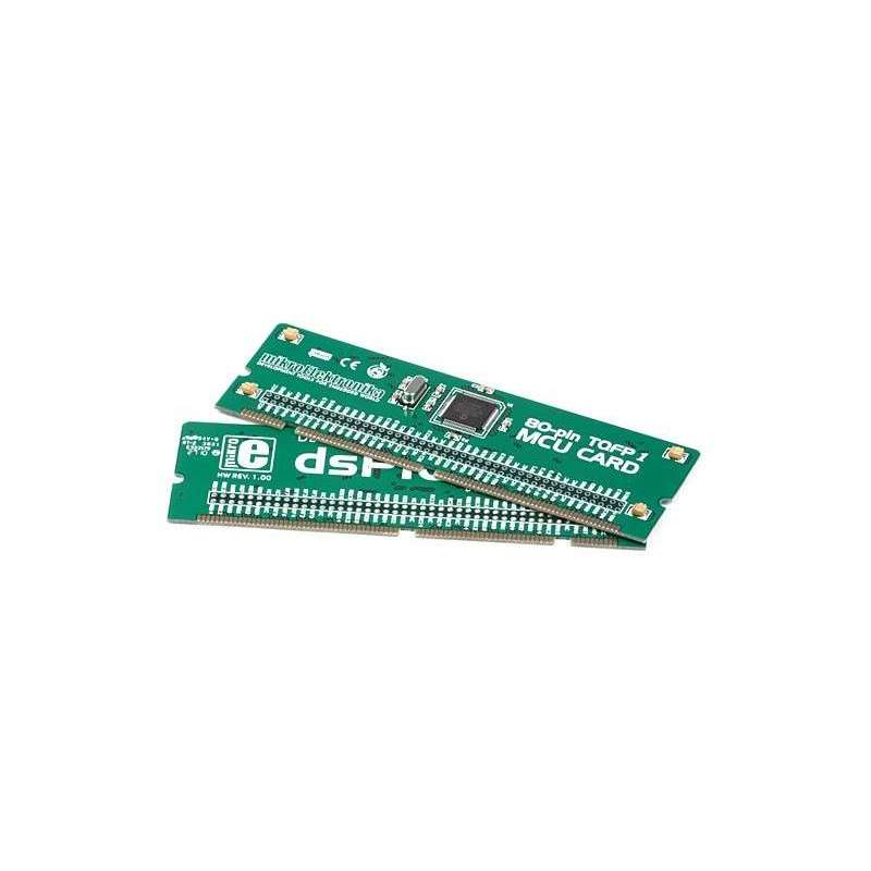 BIGdsPIC6 80-pin MCU Card with dsPIC30F6014A (MIKROELEKTRONIKA)