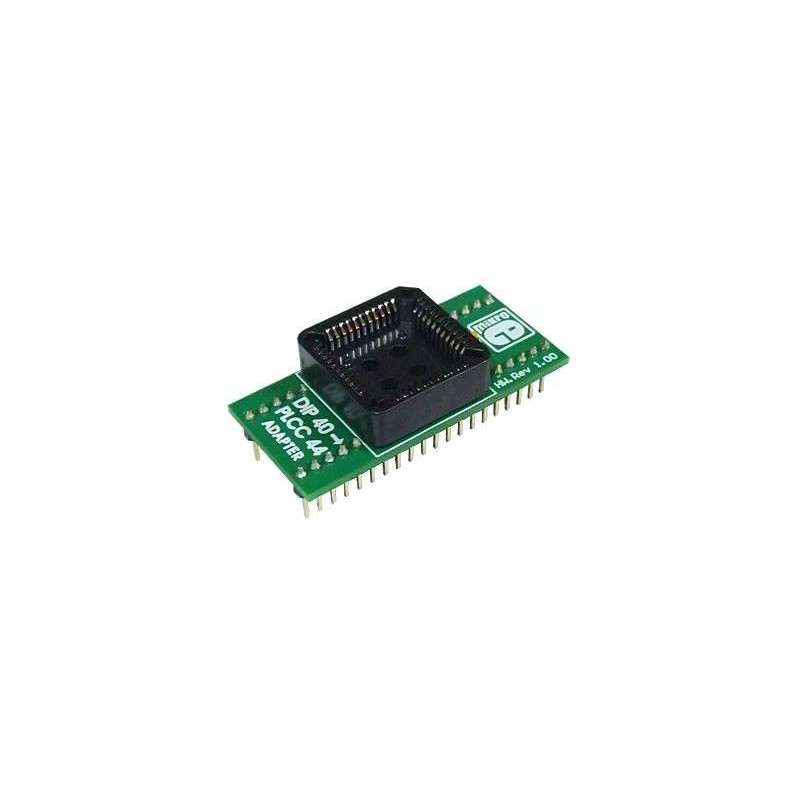 DIP40 to PLCC44 Adapter Board (MIKROELEKTRONIKA)