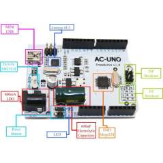 Freaduino AC UNO Support AC/DC Input MB_ACUNO (EF-01017)