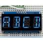 Quad Alphanumeric Display - Blue 0.54" Digits w/ I2C Backpack (Adafruit 1912)