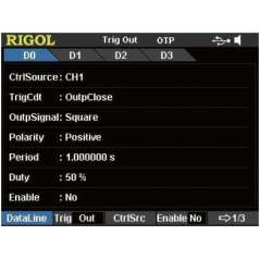 DP8-DIGITAL-IO (RIGOL) Four channels for trigger in & out option for the DP832 