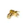 SMA right angle female connector for PCB (MIKROELEKTRONIKA) SMA right angle female connector for PCB (MIKROELEKTRONIKA)