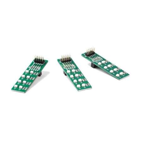 EasyLED Board with red diodes (MIKROELEKTRONIKA)