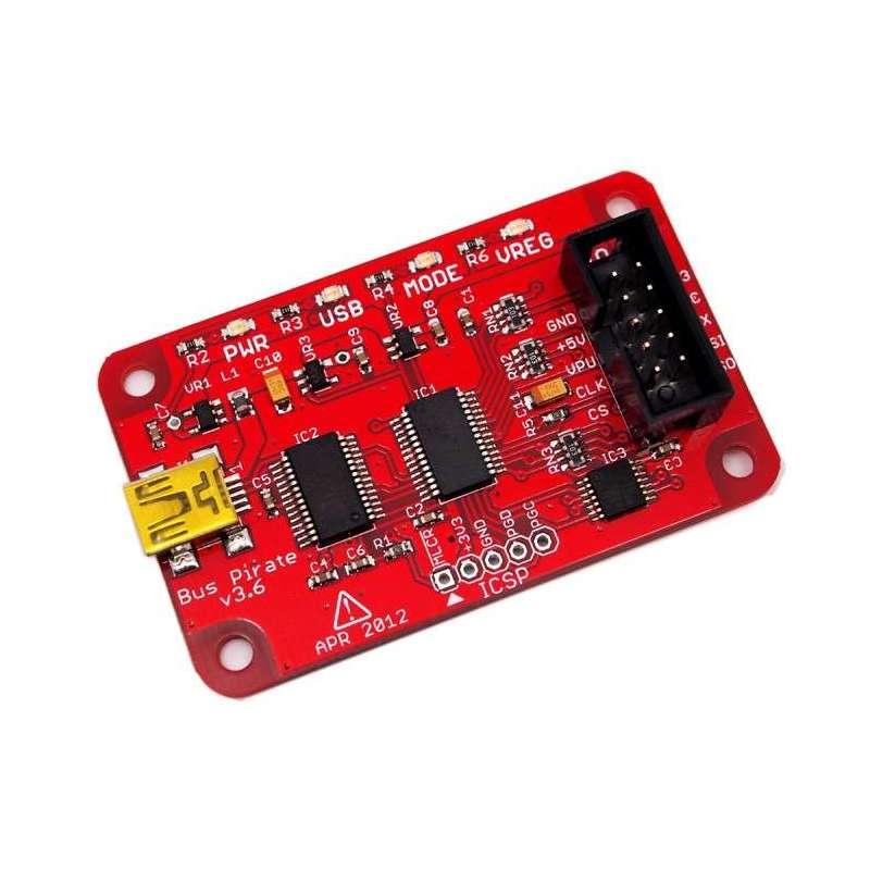 Bus Pirate v3.6 universal serial interface (Seeed THM180C4M)