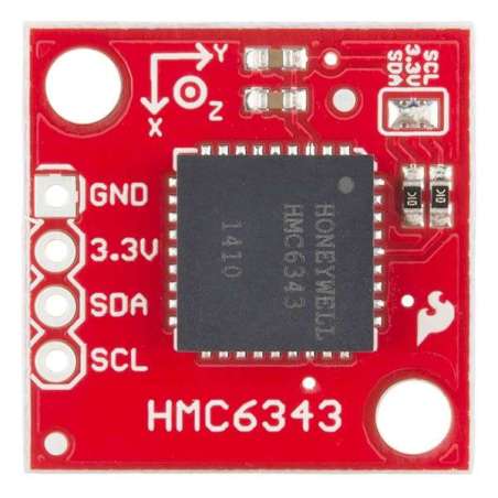 HMC6343 Breakout (Sparkfun SEN-12916) 3-axis MR Sensors + Accelerometers + Microprocessor