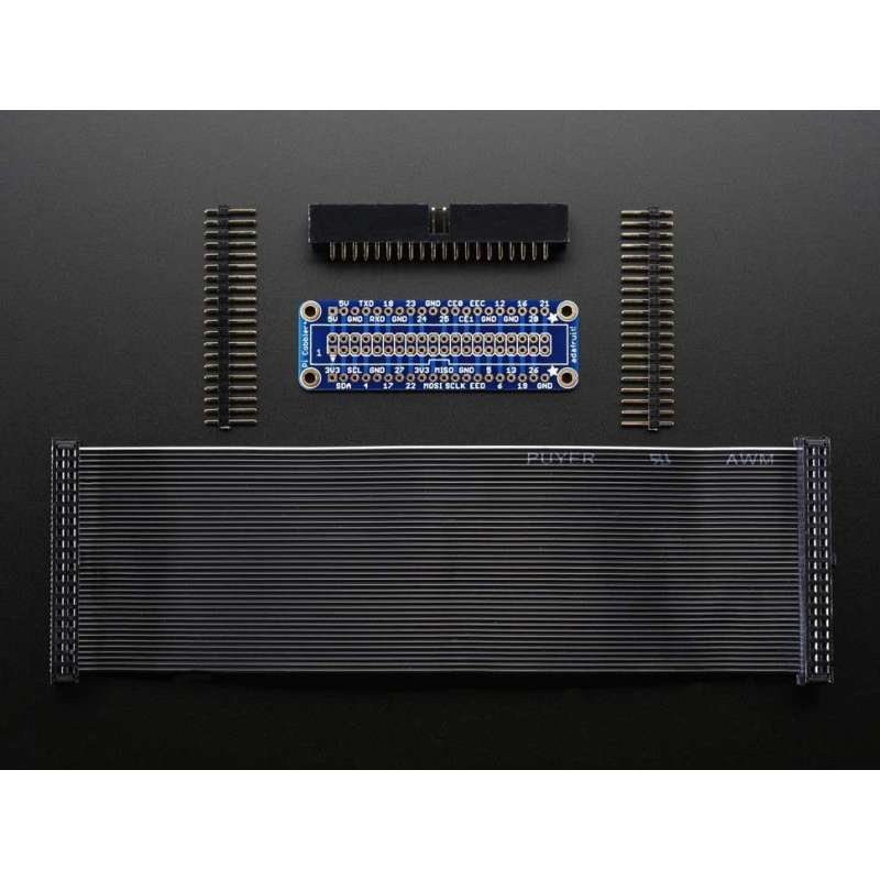 Adafruit Pi Cobbler Plus Kit- Breakout Cable for Raspberry Pi B+ /RPI2 (Adafruit 1990)