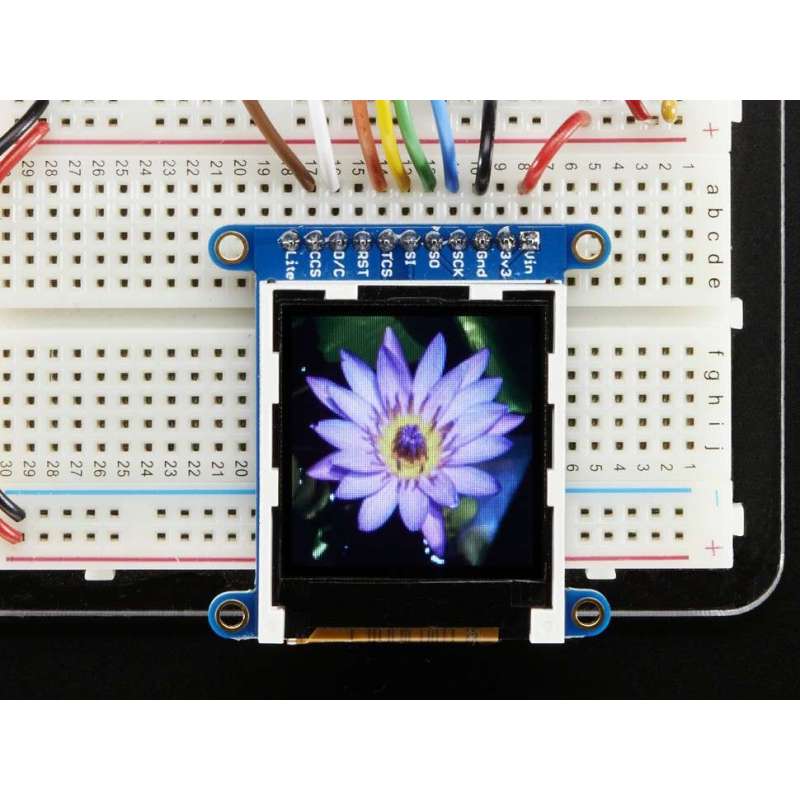128x128 144 Color Tft Lcd Display With Microsd Card Breakout 6886