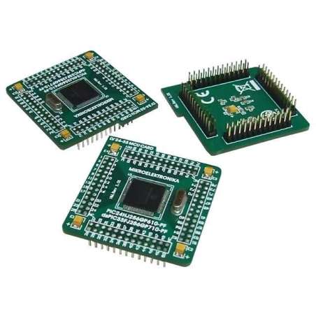 100-pin MCU card with PIC24FJ96GA010 for LV24-33A (MIKROELEKTRONIKA) 100-pin MCU card with PIC24FJ96GA010 for LV24-33A (MIKROELEKTRONIKA)
