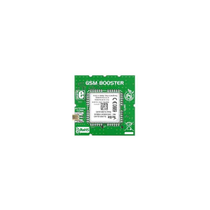 GSM booster (MIKROE-1428) pin-compatible replacement for Telit GM862-QUAD module