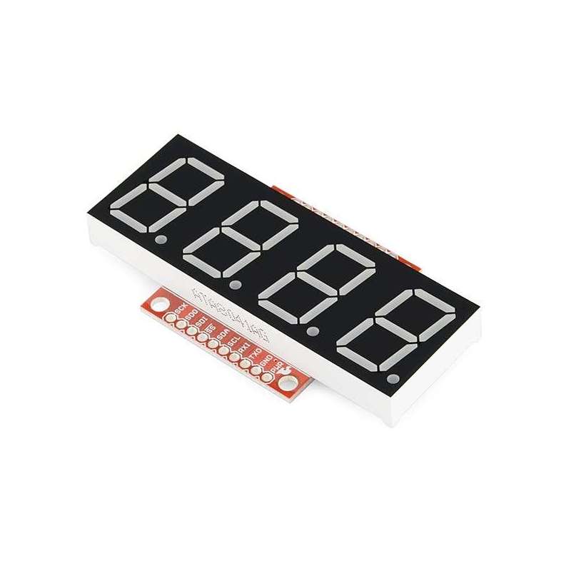 OpenSegment Serial Display - 20mm Green (Sparkfun COM-11646)