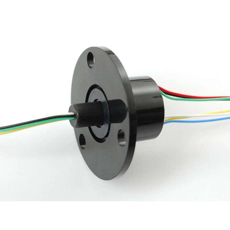 Slip Ring with Flange - 22mm diameter, 6 wires, max 240V @ 2A (Adafruit 736)