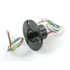 Slip Ring with Flange - 22mm diameter, 6 wires, max 240V @ 2A (Adafruit 736)