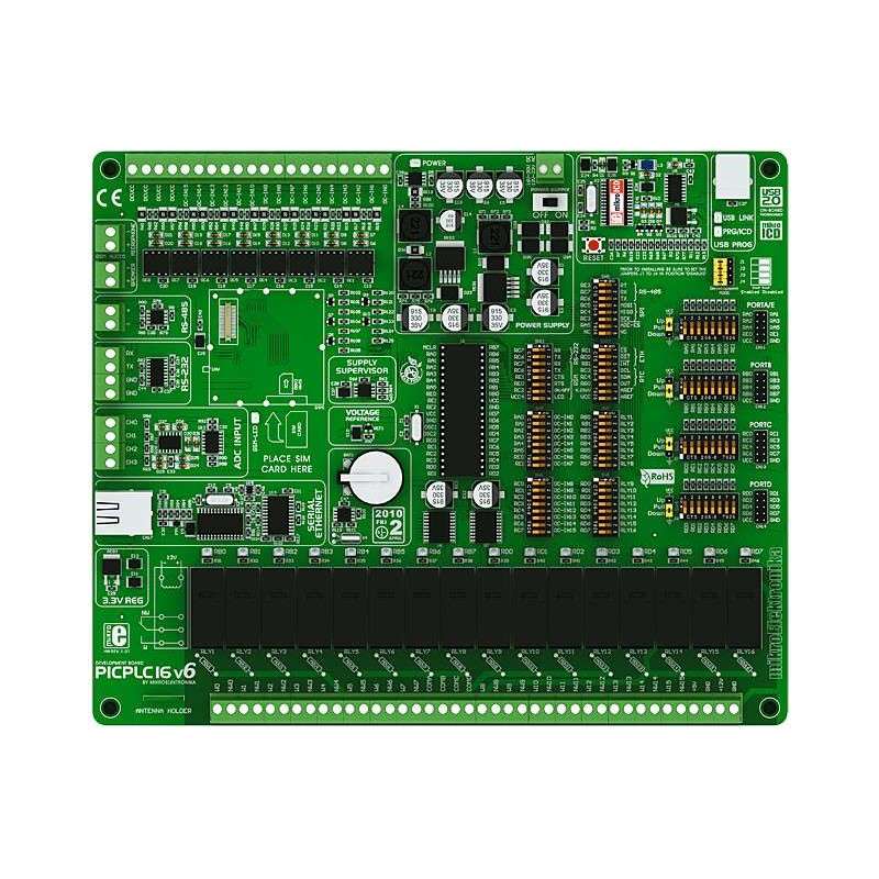 PICPLC16 v6 PLC System (MIKROE-465)