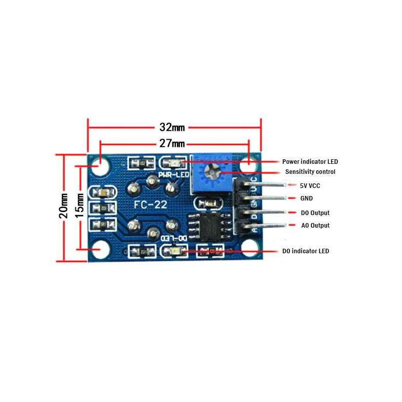 Analog CO/Combustible Gas Sensor MQ9 (ER-SES90101S) sensitive material SnO2