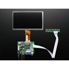 HDMI 4 Pi: 7" Display no Touchscreen 1024x600- HDMI/VGA/NTSC/PAL (Adafruit 2299)