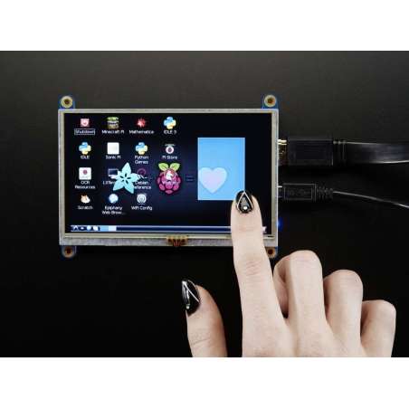 HDMI 5" 800x480 Display Backpack - With Touchscreen (Adafruit 2260)