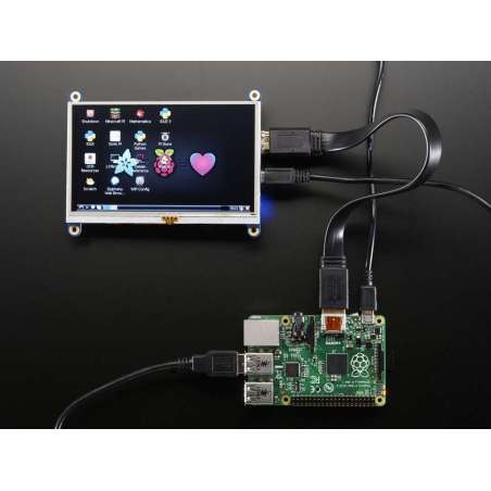HDMI 5" 800x480 Display Backpack - With Touchscreen (Adafruit 2260)