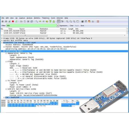 Bluefruit LE Sniffer - Bluetooth Low Energy (BLE 4.0) - nRF51822 - v1.0 (Adafruit 2269) Bluefruit LE Sniffer - Bluetooth Low Energy (BLE 4.0) - nRF51822 - v1.0 (Adafruit 2269)
