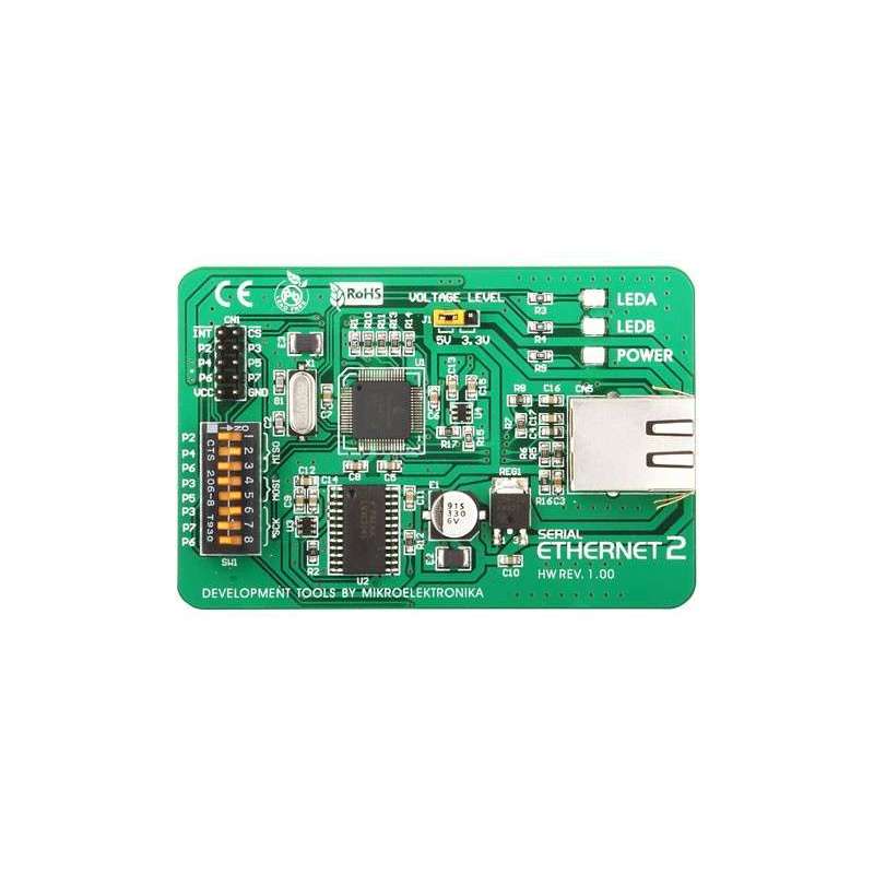 Serial Ethernet 2 Board (MIKROELEKTRONIKA)