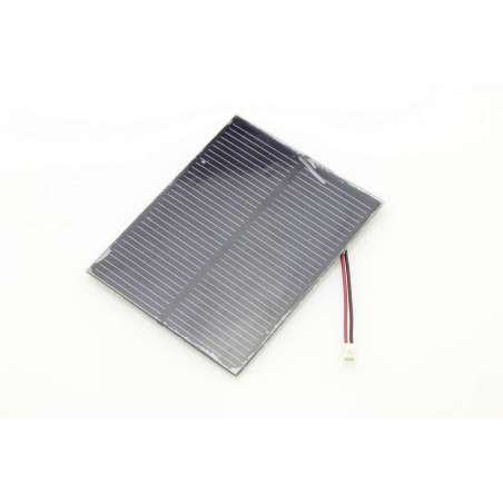 1W Solar Panel with Wires (ER-PS80100SPW)  5,5V / 170mA Connector 2.0mm JST