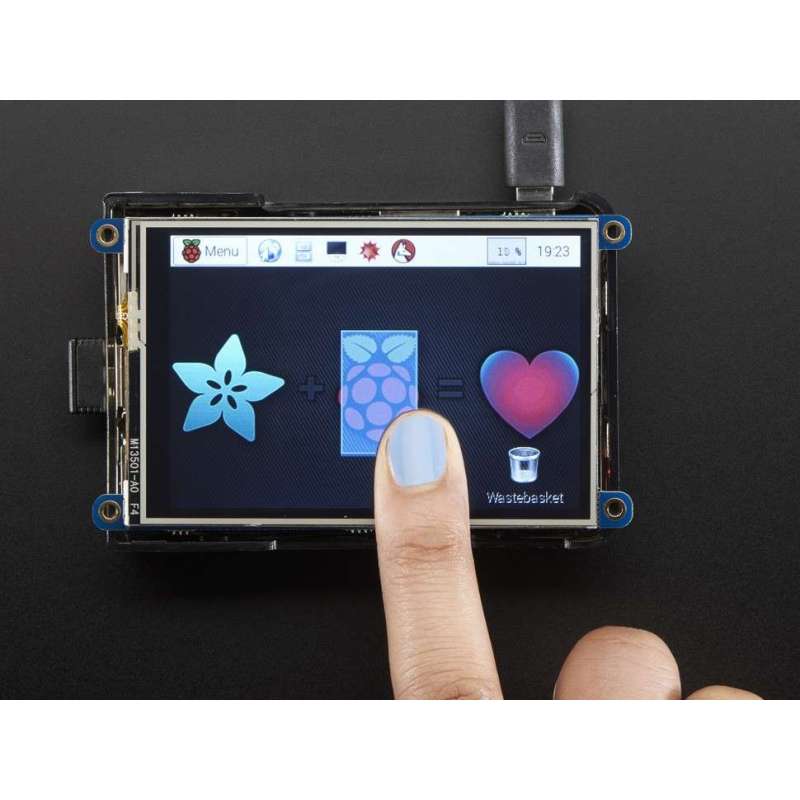 PiTFT Plus 480x320 3.5" TFT+Touchscreen for Raspberry Pi - Pi 2 and Model A+ / B+ (Adafruit 2441)