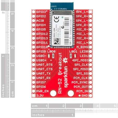 SparkFun Audio Bluetooth Breakout - RN-52 (Sparkfun WRL-12849)