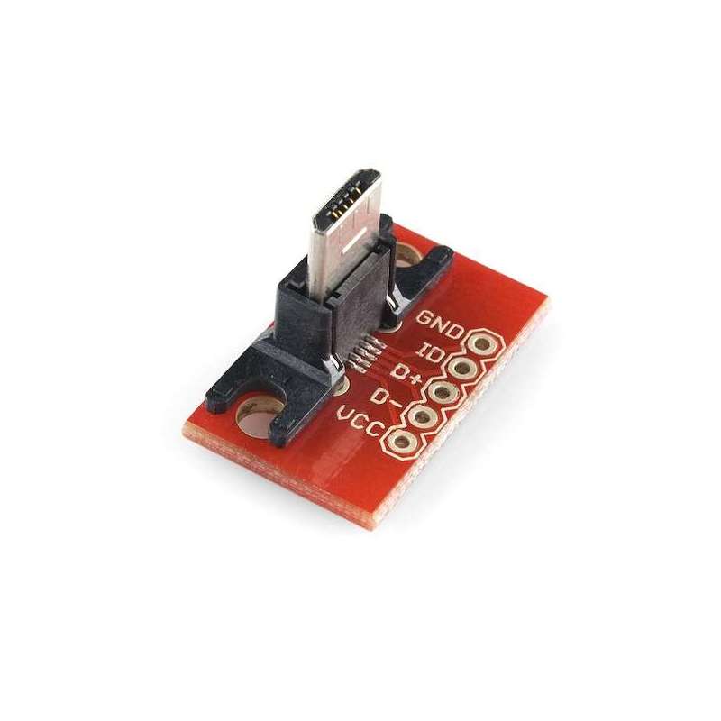 SparkFun USB MicroB Plug Breakout (Sparkfun BOB-10031)