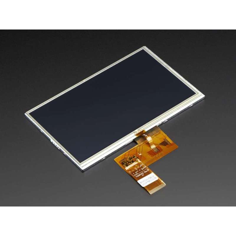 7.0" 40-pin TFT Display - 800x480 with Touchscreen (Adafruit 2354)
