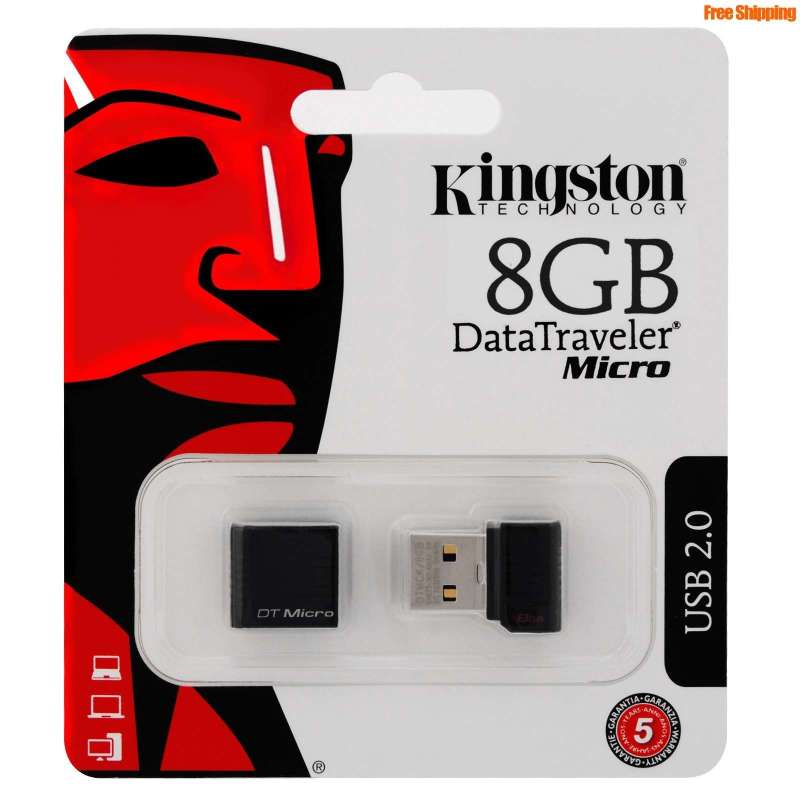 (DTMCK/8GB) USB Flash disk Kingston DataTraveler Micro 8GB - Black