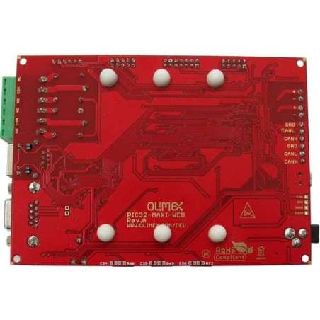 PIC32-MAXI-WEB (Olimex) WEB SERVER PIC32MX795F512 +TFT DISPLAY