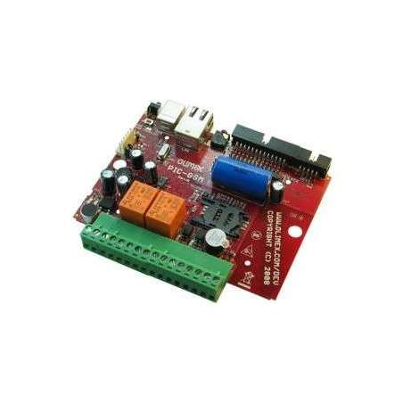 PIC-GSM  (Olimex) DEVELOPMENT BOARD WITH GSM MODULE AND PIC18F67J50 MICROCONTROLLER