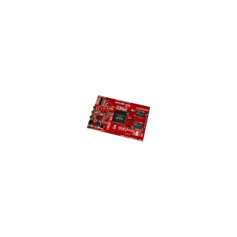 RK3188-SOM-4GB (Olimex) SYSTEM ON CHIP MODULE, WITH RK3188 QUAD CORE CORTEX-A9 PROCESSOR, 1GB DDR3 MEMORY AND 4GB NAND FLASH