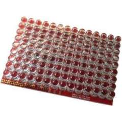 SHIELD-LOL-10MM-RED-ASM (Olimex)  LOT OF LEDS SHIELDS WITH 10MM LEDS IN RED - ASSEMBLED