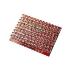 SHIELD-LOL-5MM-RED-ASM (Olimex) LOT OF LEDS SHIELDS WITH 5MM LEDS IN RED - ASSEMBLED