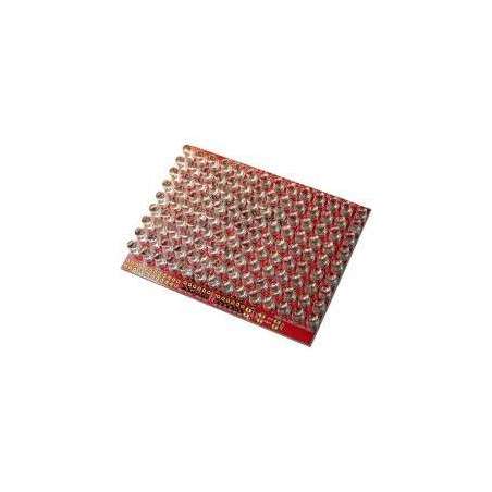 SHIELD-LOL-5MM-RED-ASM (Olimex) LOT OF LEDS SHIELDS WITH 5MM LEDS IN RED - ASSEMBLED