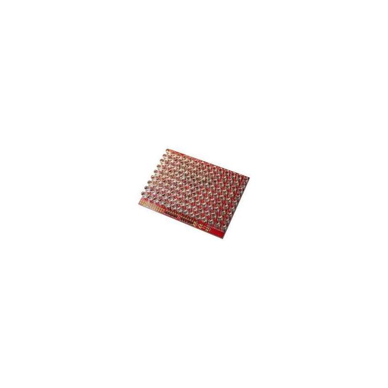 SHIELD-LOL-5MM-WHITE-ASM (Olimex) LOT OF LEDS SHIELDS WITH 5MM LEDS IN WHITE - ASSEMBLED