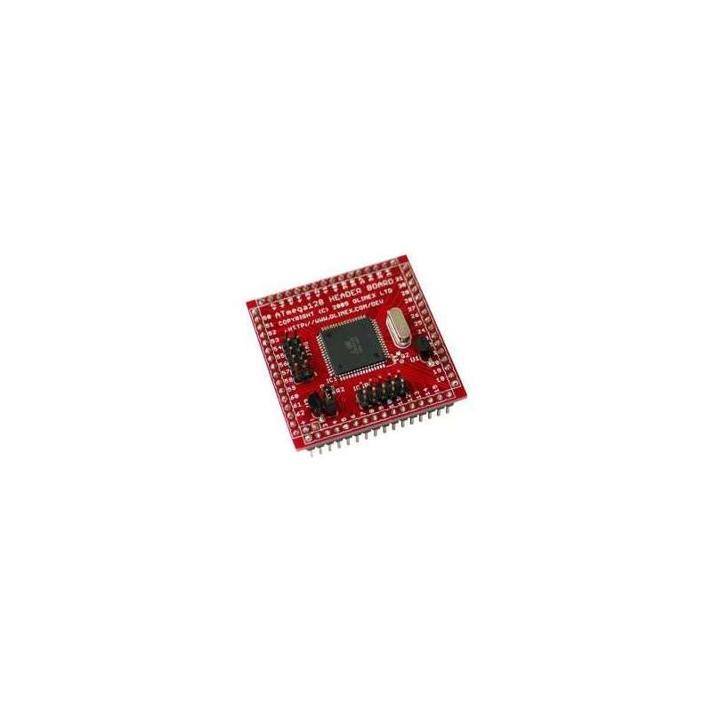 AVR-H128-C (Olimex) ATMEGA128 HEADER BOARD WITH JTAG AND ICSP CONNECTOR