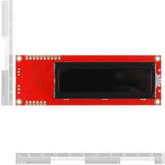 Serial Enabled 16x2 LCD - White on Black 5V (Sparkfun LCD-09395)