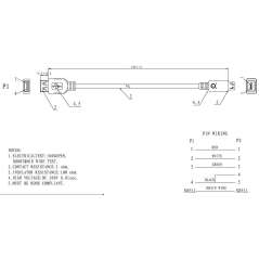 USB OTG Cable - Female A to Micro A - 4" (Sparkfun CAB-11604)
