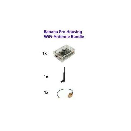 Banana Pro Board - Housing/Box WiFi Antennen Bundle / Set