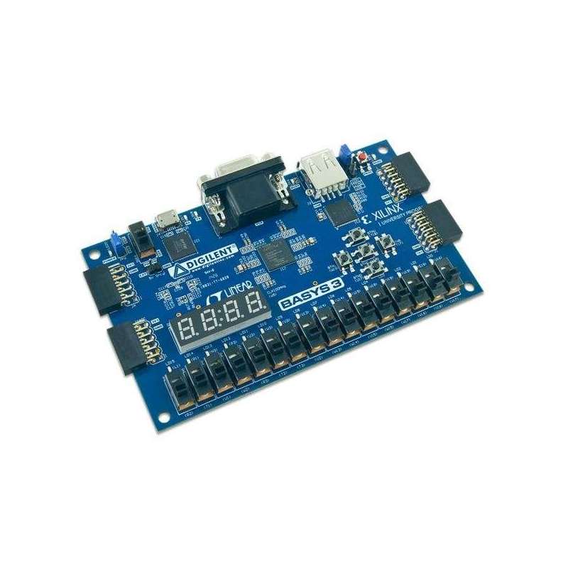 410-183P-KIT (Digilent) Programmable Logic IC Development Tools Basys3 Artix-7 FPGA Board