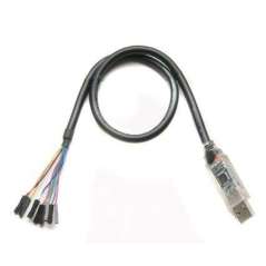 C232HM-DDHSL-0 CABLE USB HS SPI/I2C/JTAG 3.3V (FTDI, Future Technology Devices International)