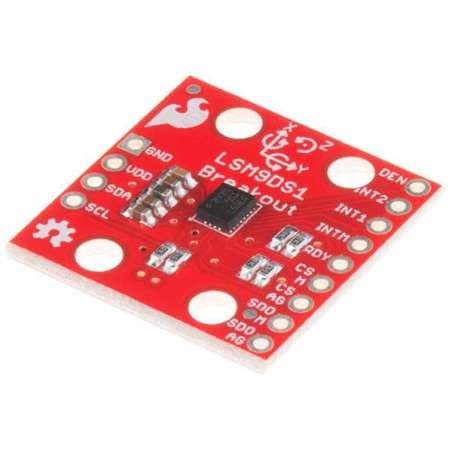 9 Degrees of Freedom IMU Breakout LSM9DS1 (SparkFun SEN-13284)