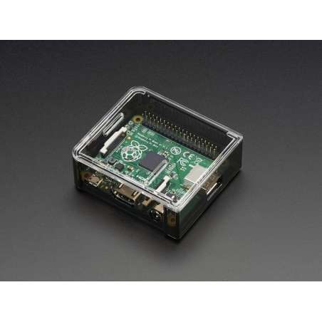 Adafruit Raspberry Pi A+ Case - Smoke Base w/ Clear Top (Adafruit 2359)
