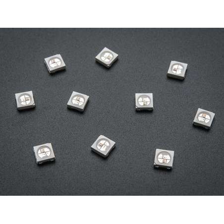WS2812B 5050 RGB LED with Integrated Driver Chip - 10pack (Adafruit 1655)