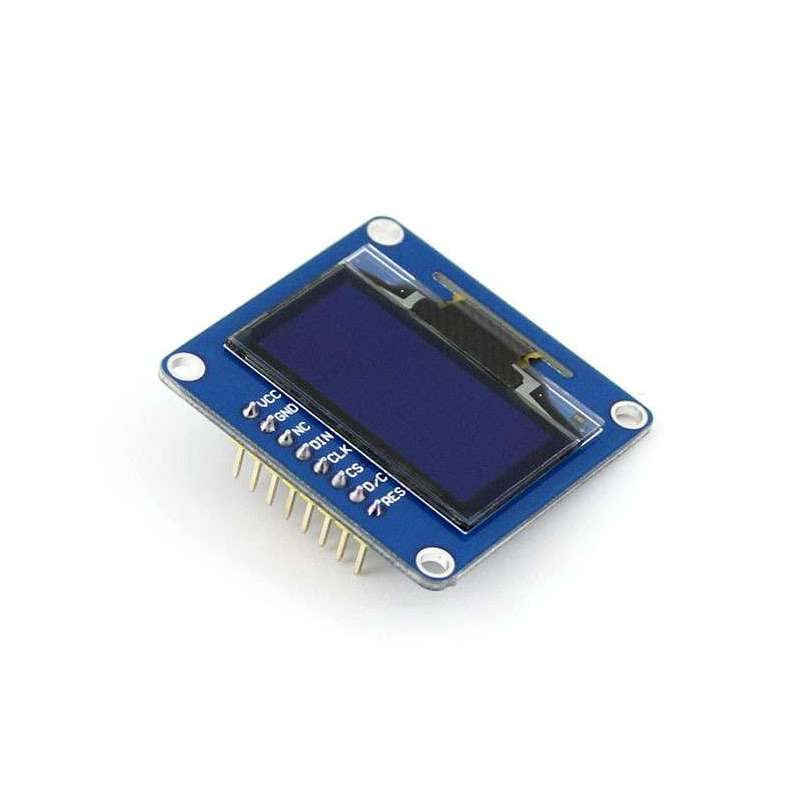 1.3inch OLED (B) (Waveshare)  128x64, 3/4-wire SPI, I2C, SH1106, 3.3/5V, blue