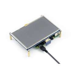 5inch HDMI LCD (Waveshare) 800×480 Resistive Touch Screen LCD, HDMI, Designed for Raspberry Pi