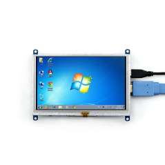 5inch HDMI LCD (B) (with bicolor case) (Waveshare) 800×480