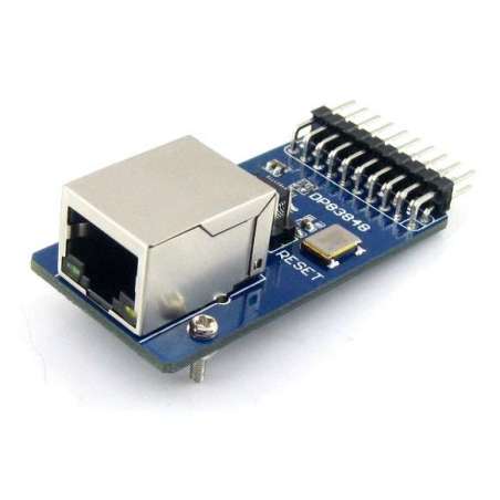 DP83848 Ethernet Board (Waveshare) RJ45 connector, control interface