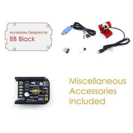 BB Black Acce E (Waveshare) Accessories Package for BeagleBone Black